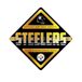 Rico Industries NFL Pittsburgh Steelers Metal Crossing Sing