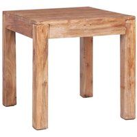 vidaXL Table Basse, Table d'Appoint, Bout de Canapé, Meuble de Salon Salle de Séjour Maison Intérieur, 53x50x50 cm Bois d'Acajou Massif 283920