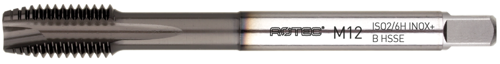 Rotec HSS-E Machinetap 'Inox+' | Doorlopend | DIN 376 | Type B | M33