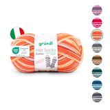 Gründl Wol Hot Socks Como 4-voudig 1 kluwen 100 g, pompoen-camel