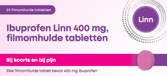 Linn Ibuprofène 400 mg comprimé rose 20 Pièces