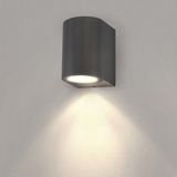 Ledvion - 2x LED Wandlamp - 4.5W - 2700K - IP54 - Antraciet & - GU10