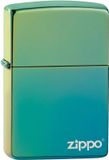 Zippo Teal with Logo Lighter