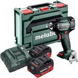 Metabo SSW 18 LTX 550 BL accu-slagmoersleutel 18 V 550 Nm borstelloos + 2x LiHD accu 5,5 Ah + oplader + metaBOX