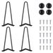 Pieds de meuble Pieds épingle en métal 30,5 cm set de 4