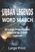 My Therapy Urban Legends Word Search: 55 Large Print Spooky Word Search Puzzles for Adults – Scary, Eerie & Chilling Themes