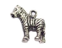 INNSPIRO Nice Charms Zebra-hanger, metaal, 17 x 16 mm, 25 stuks