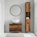 Maison Exclusive - Ensemble de meubles de salle de bain composé de 2 pièces, modèle BREDA, en placage de bois recyclé