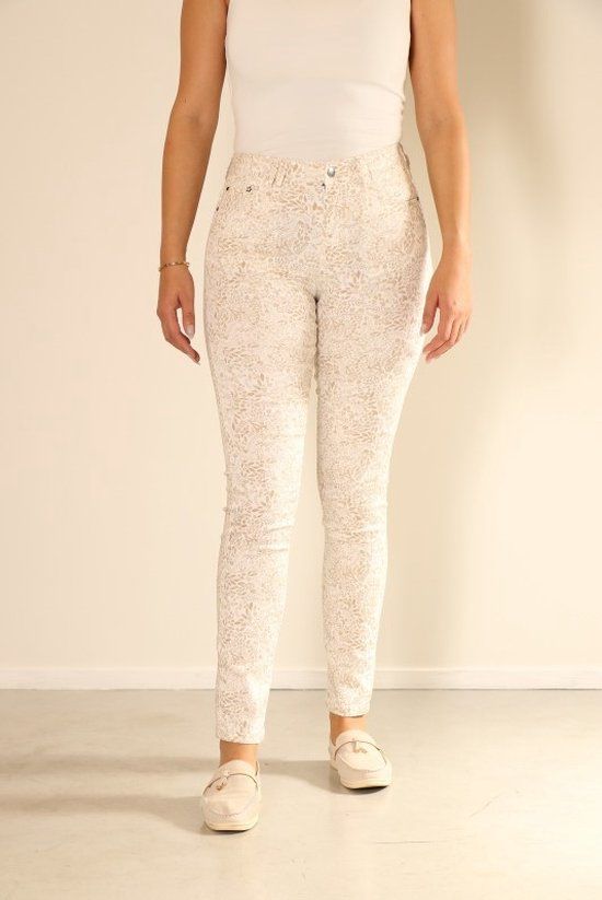 New Star Equador Women's Summer Pants - Sand Print - Size W27/L31