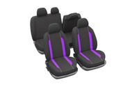 DBS - Autostoelhoezen | Beschermhoezen - Auto - Paars - Universeel - Antislip - Wasbaar