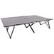 VidaXL Lounge tuinstoel met gecapitonneerde zitting, stof/weefsel, polyester, grijs