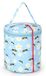 Icecat Sac de rangement rond portable pour tricot et crochet