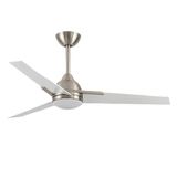 Brightium Ventilator 22 W DC met 3 witte vleugels, 6 snelheden, 3 kleuren, 2180 lm, afstandsbediening, geheugen en timer
