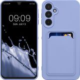 kwmobile Samsung Galaxy A16 5G hoesje met pasjeshouder - TPU case in lavendel
