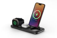 Satechi Qi2 Trio wireless charging pad - draadloze Qi2 lader - Grijs
