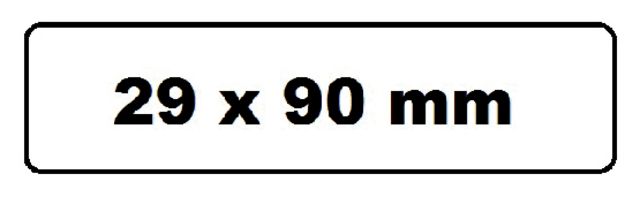 Quantore Labeletiket DK-11201 29x90mm adres wit