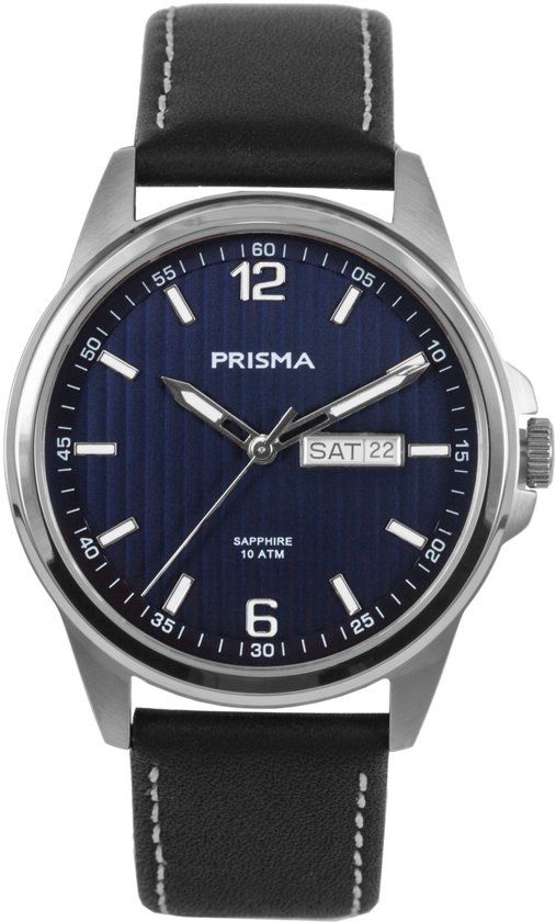 Prisma Panda Prisma Pattern Leather Heren horloge P1661