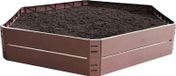 Strend Pro bac à plantes surélevé RB083, 132x25 cm, 250 l, PP, 6 pièces