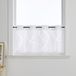 Berta Burnout Net Curtains - Moderne Korte Witte Gordijnen voor Keuken