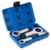 Clé à molette, débloqueur d'écrous, nettoyeur de filetage pour écrous bloqués et dénudés. Outil pour voitures, motos et ateliers, adapté aux tailles de 9 à 27 mm