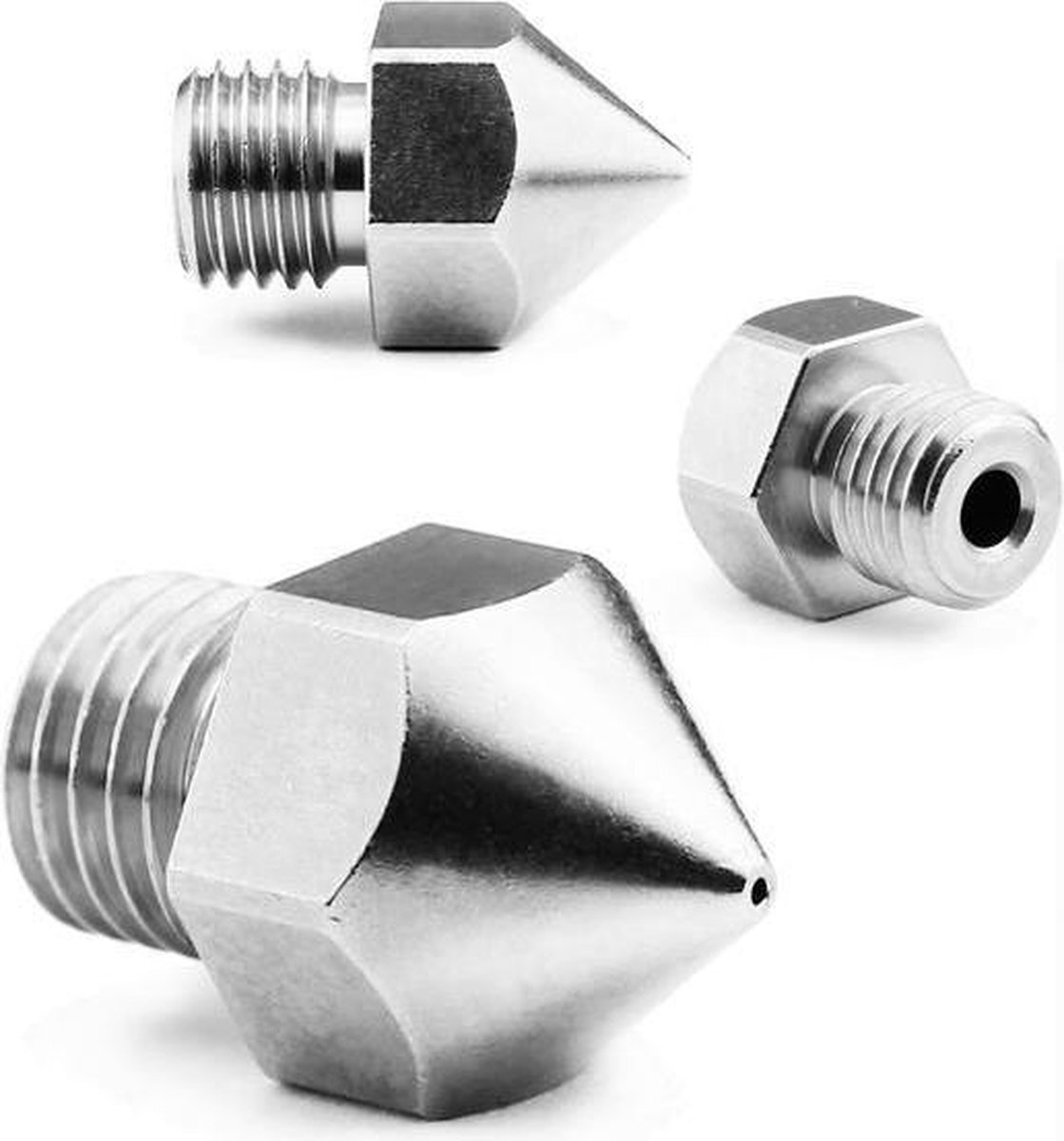 Micro Swiss Micro Swiss nozzle voor Creality CR-10S Pro/CR-10 Max hotend (M6x.75mm) 1,75 mm x 0,40 mm