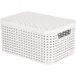 Curver Style Serie - Opberger - S - Lichtgrijs - Rattanstructuur