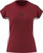 adidas Mujer ESSENTIALS 3-STRIPES SINGLE JERSEY TEE, better scarlet/white, XXS