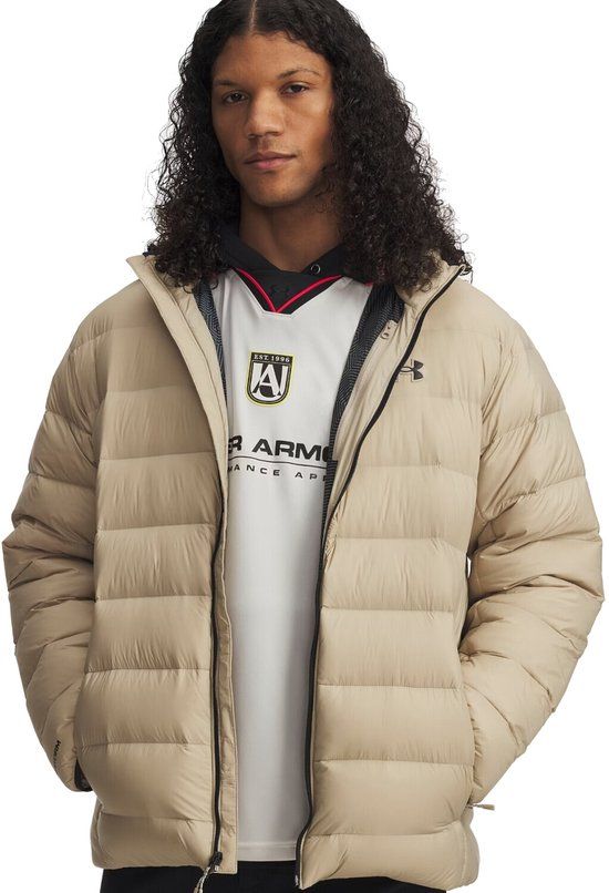 Under Armour Legend Down Heren Jack 1385837-299 - Bruin - Maat L