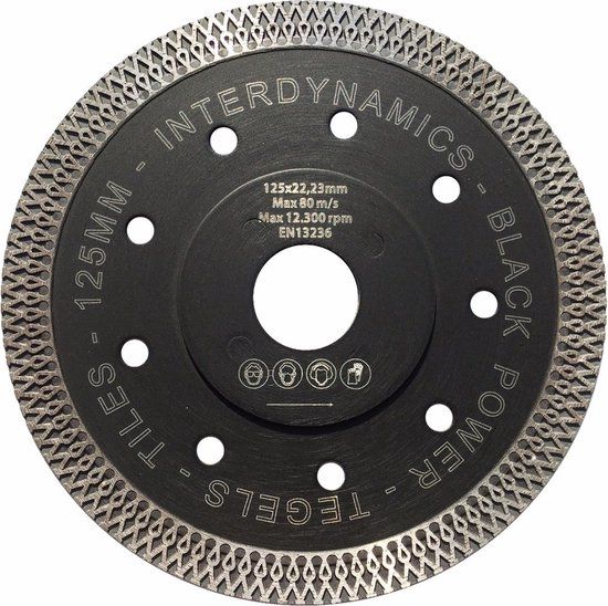 InterDynamics BlackPower Premium diamantzaagblad 180x25.4 mm