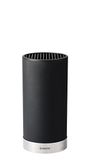 KYOCERA Rond Messenblok voor 6-8 Messen, Kunststof, Zwart, Roestvrij Staal, 11 x 11 x 22,5 cm