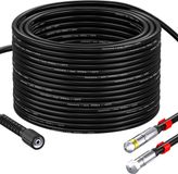 Merkloos / Sans marque Buisreinigingsslang Set 30m 200bar - Professionele Hogedrukreiniger Accessoires met Adapters en Sproeiers