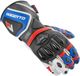 Bogotto Monza Geperforeerde Blauw Wit Rood Handschoenen - Maat M