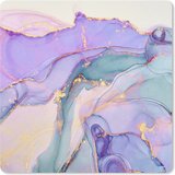 MousePadParadise Mousepad - Gold Marble - 30x30 cm