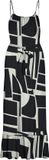 VERO MODA VMEASY JOY 7/8 STRAP DRESS WVN GA - Noir - S