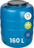 GARRONDA 160L Blauw Kunststof Vat met wijde hals