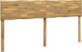 vidaXL - Live - Edge - Hoofdbord - ROSTOCK - Witgewassen - 200 cm