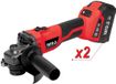 Yato YT-828295 - Meuleuse d'angle sans fil - 18V - 2x4Ah - Moteur sans balai