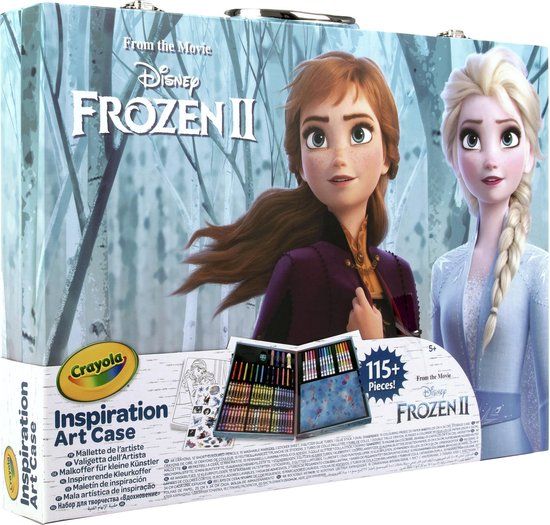 Crayola Frozen 2 - Inspiratie Kleurkoffer - Kleur- en Tekenset voor Kinderen