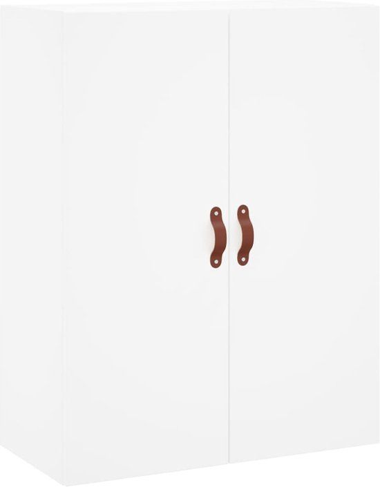 vidaXL Wandkast - Wit - Hout - 69,5x34x90 cm