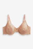 Next Dames Minimaliserende DD+ Beha met Volledige Cups - Praline Nude