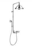 Axor Showerpipe Front - Showerpipe 28 cm 2jet, thermostatische douchekraan, chroom 26020000