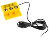 RS PRO Aardaansluitdoos 10 mm drukknop x 3 ring-aansluitklemmen volgens EN 61340-5-1
