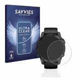 Savvies Screenprotector voor Garmin Epix Pro (Gen 2) (47 mm) - Folie Beschermfolie transparant 6 Stuks