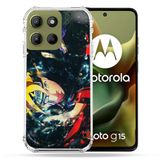 Cokitec Versterkte hoes voor Motorola G15 Manga Boruto Eclair