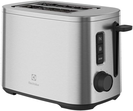 Electrolux E5T1-4ST Broodrooster, 800W - Zilver