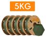 Mattes filament PLA - filament pour imprimante 3D 1,75 mm - FDM - bobine de 5 kg - Netement enroulé - Vert olive