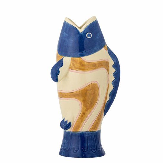 Bloomingville Anders Steengoed Vaas Blauw