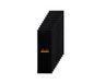 RHODIA 82009Cpack - Geniet Notitieblok voor Boodschappen N°8 Zwart - 7,4 x 21 cm - Kleine Ruitjes - 80 Afscheurbare Vellen - Clairefontaine Papier 80 g/m² - Omslag in Gecoat Karton - Pakket van 10 blokken