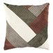HOME DECO FACTORY TX0332 Patchwork Kussen 40x40 cm Bruin/Wit/Groen