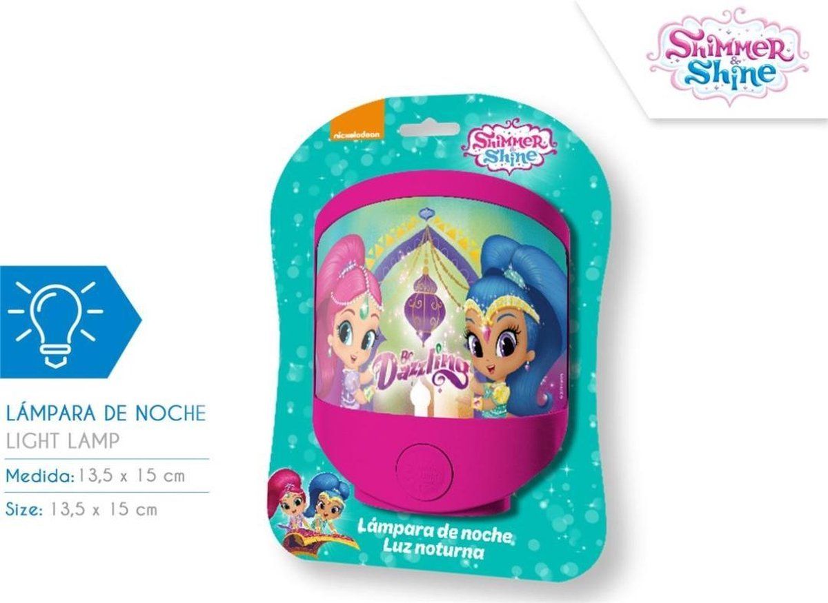 Euoswan SL Shimmer and Shine nachtlampje - Roze - Plastic